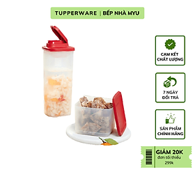 Bộ Sản Phẩm Tupperware Memberkit Tasty Set Gen II (1 Hộp 1L & 1 Bình 2L)