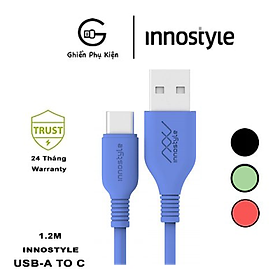 Mua CÁP INNOSTYLE USB-A TO USB-C JAZZY 1.2M HỖ TRỢ SẠC NHANH 15W - HÀNG CHÍNH HÃNG