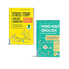 Combo Mindmap English Grammar và Mindmap English Vocabulary ( Lẻ/ Tùy chọn) - Bản Quyền
