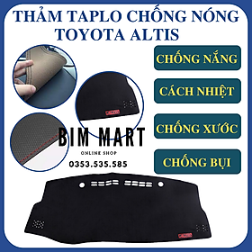 Thảm Taplo Chống Nóng Dành Cho Toyota Altis Cao Cấp 3 Lớp Chống Trượt