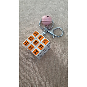 MÓC KHÓA RUBIK KÈM CHUÔNG 