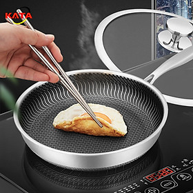 Mua Chảo Chống Dính Inox SUS316 TAKA nhiều size   Bền Bỉ  Không Kén Bếp  Dùng Được Bếp Từ  Vân Tổ Ong Thấm Đều Dầu  Có Nắp Đậy