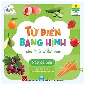 Từ Điển Bằng Hình Cho Trẻ Mầm Non - Rau Củ Quả