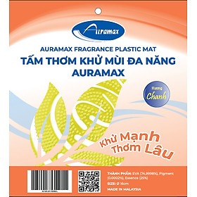 Tấm lót khử mùi đa năng Auramax hương Chanh