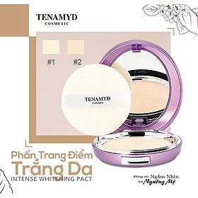 Phấn phủ trang điểm trắng da TENAMYD Intense Whitening Pact SPF50+ PA+++12g