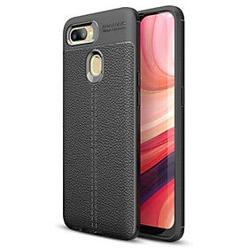 Ốp Lưng Auto Focus cao cấp vân da cho điện thoại OPPO: A3S, A7, A33/ Neo7, A37/ Neo 9, A71, R7 (Màu Đen)
