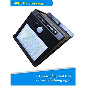 Mua Đèn cảm biến hồng ngoại năng lượng mặt trời 40 LED