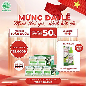 [Combo 2 Hộp] Cao Xoa Bóp Bạch Hổ Hoạt Lạc Cao BẢO LINH 20gram - Giảm nhức mỏi xương khớp, giảm đau lưng, cổ vai gáy, thần kinh toạ