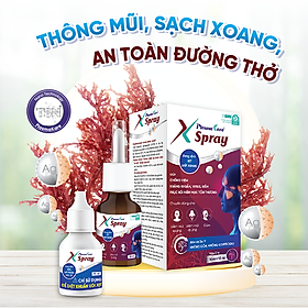 Dung dịch xịt mũi xoang nano bạc PlasmaKare X - Spray chuyên cho viêm xoang cấp và mạn tính, viêm mũi dị ứng, giảm hoặc mất khứu giác - 30ml bản cao cấp