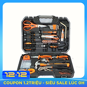 Bộ Dụng Cụ HARDEN 63 Dụng Cụ Chi Tiết Bằng Thép Cao Cấp CRV Tiêu Chuẩn Châu Âu - Hộp Nhựa Nguyên Chất, Chịu Được Va Đập , Độ Bền Cao, Dễ Dàng Sử Dụng Di Chuyển - 42x32x10 - Hàng Chính Hãng HARDEN