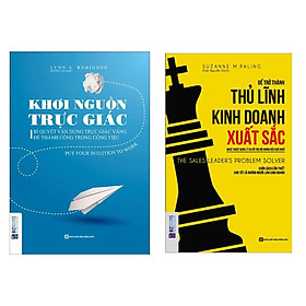 Combo  Sách Dành Cho Những Thủ Lĩnh Kinh Doanh Trong Tương Lai:  Để Trở Thành Thủ Lĩnh Kinh Doanh Xuất Sắc + Khơi Nguồn Trực Giác - (Bộ 2 Cuốn Sách / Tặng Kèm Postcard Greenlife)