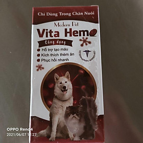 Bổ máu vitahemoem cho chó mèo