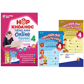 Hình ảnh Hộp Khóa Học Tiếng Anh Online Tiểu Học Lớp 4 (+ Kèm 2 Sách)