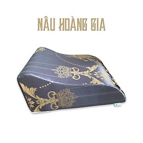 GỐI CHỐNG GIÃN TĨNH MẠCH YOROKOBI - KÍCH THƯỚC 58x48x28CM, HÀNG THƯƠNG HIỆU- MÀU NÂU HOÀNG GIA