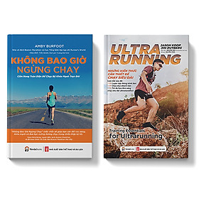 Hình ảnh Sách - Combo Chạy bộ Những kiến thức để chạy đường dài Ultrarunning - Không bao giờ ngừng chạy - Pandabooks