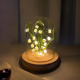 Lily of The Valley Flowers Night Light DIY Material Bedroom Decoration