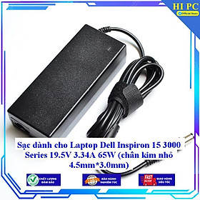 Mua Sạc dành cho Laptop Dell Inspiron 15 3000 Series 19.5V 3.34A 65W (chân kim nhỏ 4.5mm*3.0mm) - Hàng Nhập Khẩu