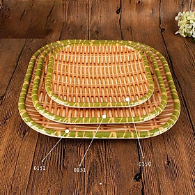 Mua Mẹt phíp giả mây tre đan ( Vuông ) | ĐĨA MELAMINE