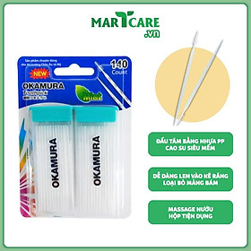 Mua ️️ Okamura - Tăm nhựa Okamura chất lượng Nhật Bản (bịch 120 cây/140 cây)
