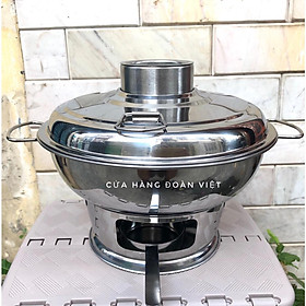 Mua Nồi lẩu CÙ LAO  LẨU NÚI LỬA sử Dụng Than Hoặc Cồn có loại lớn size 24cm và 22cm