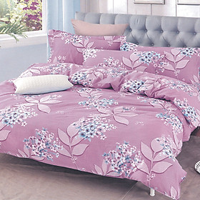 Bộ Drap Không Mền Thương Hiệu Yoona Korea- Pink Lilac