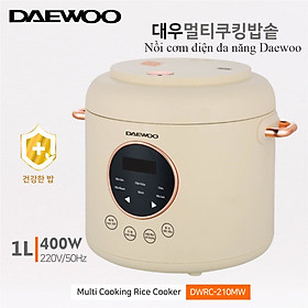 Nồi cơm điện đa chức năng 1L Daewoo DWRC-210MW công suất 400W