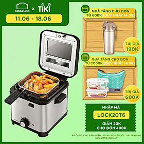 Nồi Chiên Ngập Dầu Lock&Lock EJF716SLV (1.5 Lít) - Hàng chính hãng