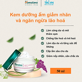 [10/24] KEM DƯỠNG ẨM MỜ THÂM SẠM, GIẢM NHĂN VÀ NGĂN NGỪA LÃO HÓA HIMALAYA ANTI WRINKLE 50G