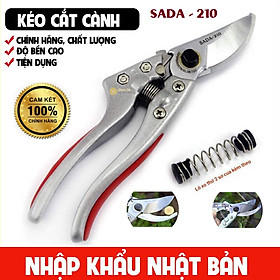 Mua Kéo cắt cành cộng lực Nhật Bản SK5-bạc trắng