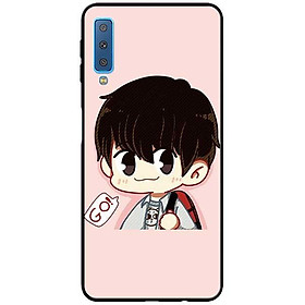 Ốp lưng dành cho Samsung A02 - A02s - A7 2018 mẫu Ảnh Đôi Hồng Go