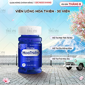 Viên Uống Hoa Thiên Hộp 30 Viên Giúp Đẹp Da Cân Bằng Nội Tiết Tố Cải Thiện Sinh Lý Nữ
