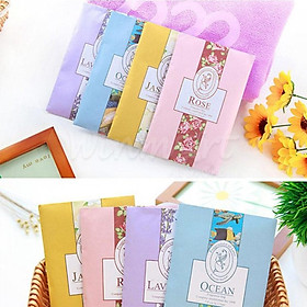 Combo 5 Túi Thơm Hương Hoa Thảo Mộc Thiên Nhiên Treo Tủ Quần Áo Khử Mùi, Đuổi Côn Trùng