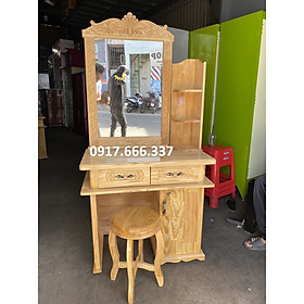 Mua Bàn trang đểm dành cho chị em gỗ thông cao cấp kính vuông