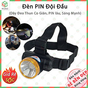 Đèn Pin Đội Đầu KhoNCC Hàng Chính Hãng - 2 Chế Độ Ánh Sáng Cho Du Lịch, Đi Câu, Soi Sửa Chữa, Đồng Áng Hoặc Khi Cúp Điện - KDHS-5894-DDD50