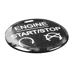 Carbon Fiber Engine Start Stop Push Button Cover for
