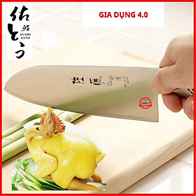 Mua Dao thái mỏng thịt đông  thái phi lê sasshimi Japan cao cấp bằng thép trắng đúc nguyên khối
