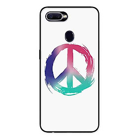 Ốp Lưng in cho Oppo F9 Mẫu Vòng Tròn Y Ngược Bảy Màu - Hàng Chính Hãng