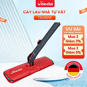 Cây lau nhà VILEDA UltraMax Easy Twist đầu lau hình chữ nhật, vắt nước tiện lợi