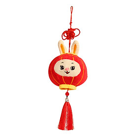 Chinese Lantern Rabbit Animal Doll for Chinese New Year Holiday Wedding Party Decor