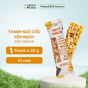 Thanh Năng lượng Ngũ cốc yến mạch Just Snack vị Cam 30g