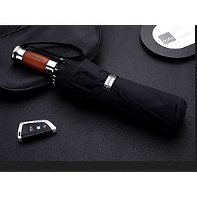 Mua Ô đi mưa cán ngắn tự động 2 chiều vải 2 lớp chống uv chống thấm nước cao cấp  dù đi mưa đi nắng cán gỗ bọc inox mẫu mới
