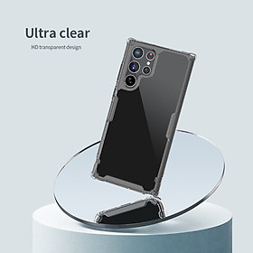 Ốp Lưng Trong Suốt Cho Samsung S22 Ultra Hiệu Nillkin Nature Cao Cấp, Chống Sốc - Hàng Chính Hãng