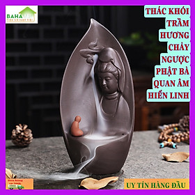 THÁC KHÓI TRẦM HƯƠNG CHẢY NGƯỢC PHẬT BÀ QUAN ÂM BỒ TÁT HIỂN LINH 