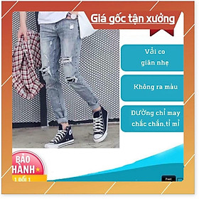 Quần Jean Nam Chất Bò Phong Cách Hàn Quốc Dành Cho Các Bạn Trẻ