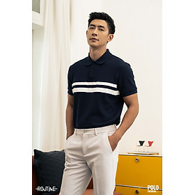 Áo polo nam ROUTINE in sọc premium. Fitted - 10S24POL004P | LASTORE MENSWEAR