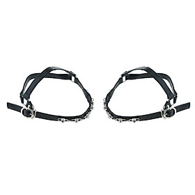 Women's Detachable PU Leather Shoe Straps Anti-Loose Shoelaces with Buckle