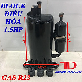 Block Điều Hòa 1.5HP 12000BTU hàng mới bầu bé dành cho GAS R22