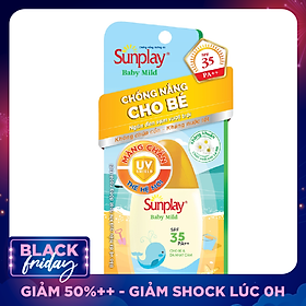 Sữa Chống Nắng Cho Bé Và Da Nhạy Cảm Sunplay Baby Mild SPF 35, PA++ (30g)
