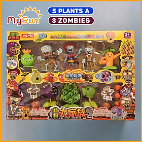 Đồ chơi plants vs zombies 2 mô hình plant vs zombie hoa quả nổi giận MySun