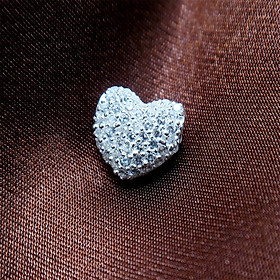 Dây chuyền Bạc Thật mặt tim kiểu dáng Hàn Quốc - Vòng cổ bạc nữ [TS-DC-A21]